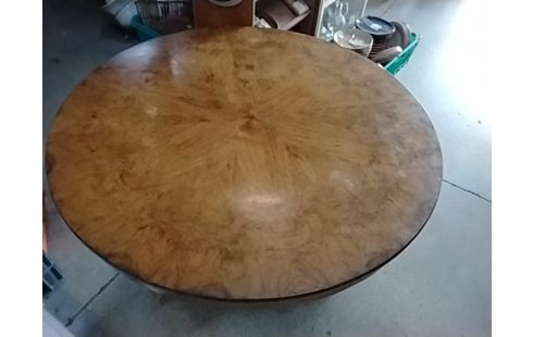 TABLE RONDE PLACAGE LOUPE