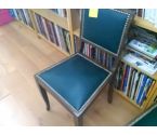 CHAISE BOIS ASSISE VERTE