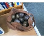 LOT DE BOULES DE PETANQUE AVEC SACOCHE