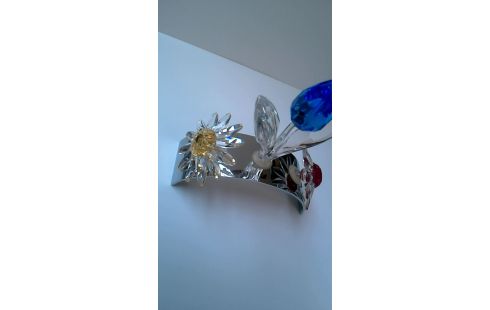 OBJET DECO SWAROVSKI CRISTAL FLEUR