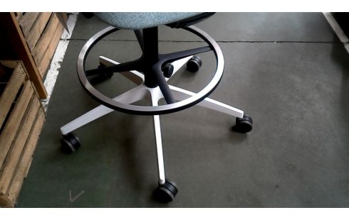 BÜROSTUHL, , MOBILE WEISS GRAU