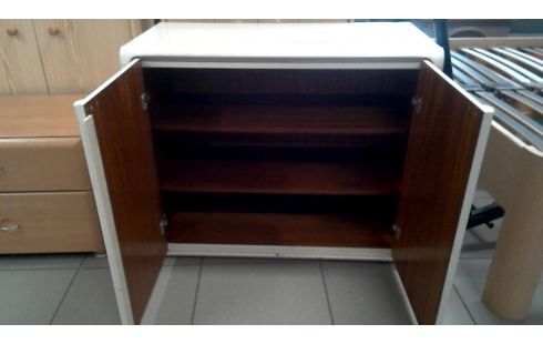CAISSON 2 PORTES BLANCHE ERABLE