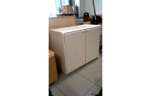 CAISSON 2 PORTES BLANCHE ERABLE