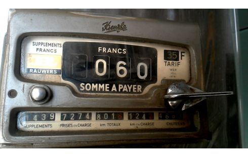 DECO-OBJECT TAXI METER