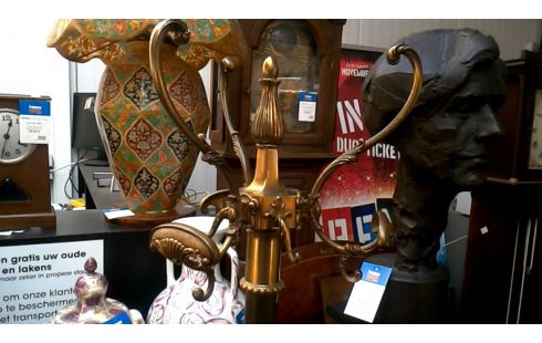 PORTEMANTEAU PERROQUET CUIVRE MARBRE