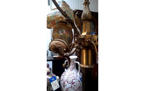 PORTEMANTEAU PERROQUET CUIVRE MARBRE