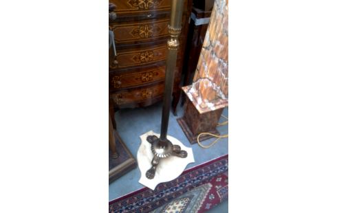 PORTEMANTEAU PERROQUET CUIVRE MARBRE