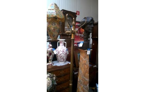 PORTEMANTEAU PERROQUET CUIVRE MARBRE
