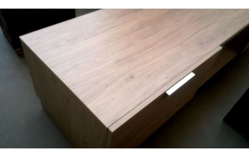 MEUBLE TV HIFI, , BOIS LOOK 2 TIROIRS