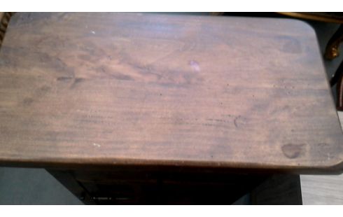 MEUBLE D'APPOINT ESPAGNOL 1 PORTE / 1 TIROIR MASSIF