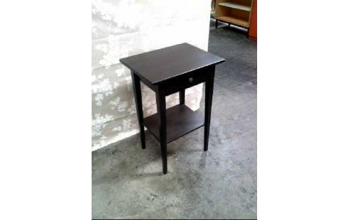 NACHTTISCH HOLZ SCHWARZ 1-SCH 1-EB.