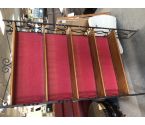 ETAGERE FER FORGE CHENE