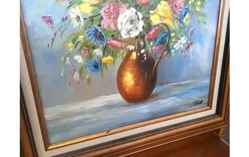 CADRE BOUQUET DE FLEURS