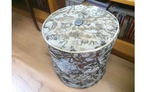 POUF TISSU FLORAL