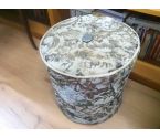 POUF TISSU FLORAL