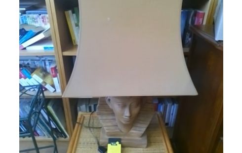 LAMPE A POSER BUSTE PHARAON