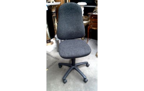 CHAISE DE BUREAU GRIS TISSU, , MOBILE