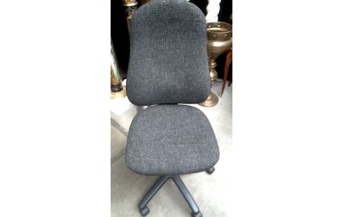 CHAISE DE BUREAU GRIS TISSU, , MOBILE