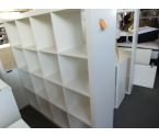 ETAGERE 12 CASES BLANCHES