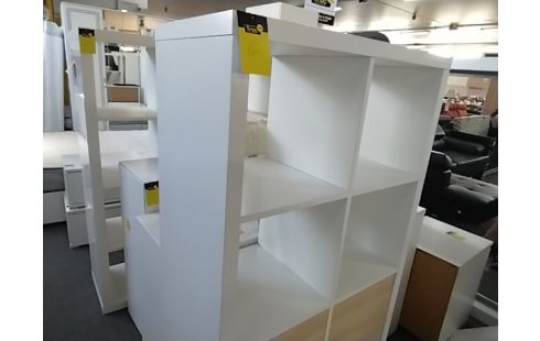 ETAGERE8 CASES DONT 4 AVEC PORTES
