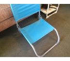CHAISE PLIANTE BLEUE