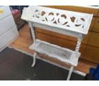 PORTE LIVRES BOIS PEINT BLANC