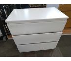 COMMODE MODERNE 3 T PETIT MODELE BLANC