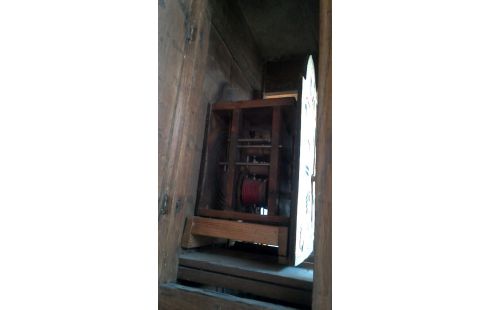 STANDUHR MASSIV EICHE ALT