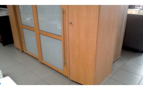 KLEIDERSCHRANK 1 ESCHE LOOK 2 TÜREN VERSCHIEBBAR