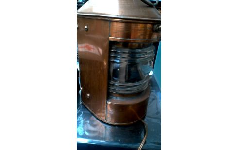 LAMPE, , BATEAU CUIVRE