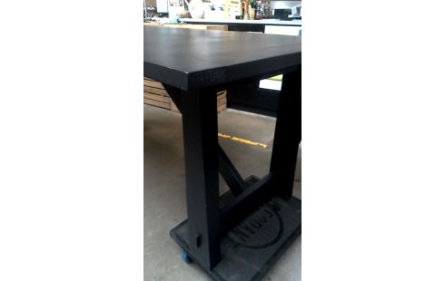 TABLE DE SALLE A MANGER NOIR, , BOIS