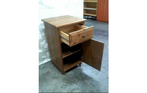 KOMMODE KLEIN HOLZ 1 SCHUBLADE 1 TÜR
