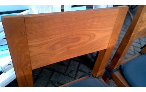 4 STOELEN TEAK
