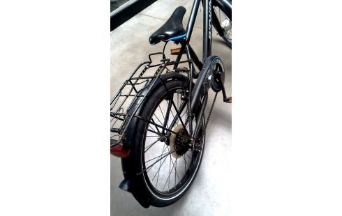 KINDERFAHRRAD SCHWARZ BLAU