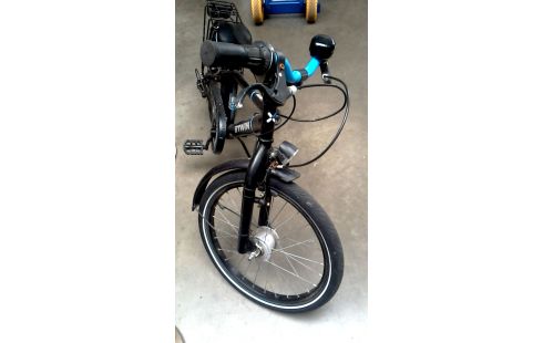 KINDERFAHRRAD SCHWARZ BLAU