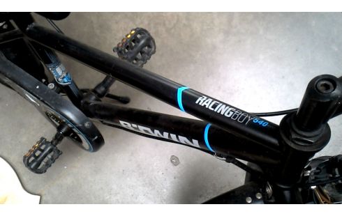 KINDERFAHRRAD SCHWARZ BLAU