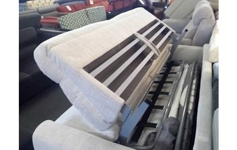 CANAPE CONVERTIBLE BUT TISSU GRIS 2P (GARANTI 1 AN)