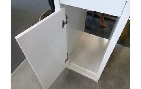 BUREAU MODERNE BLANC 1P 2T