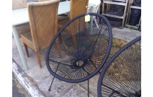 FAUTEUIL NOIR