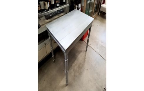 TABLE RECTANGLE GRISE
