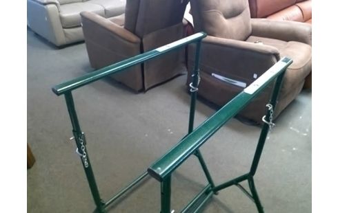 PAIRE DE TRETEAUX FER VERT ARCHI VG
