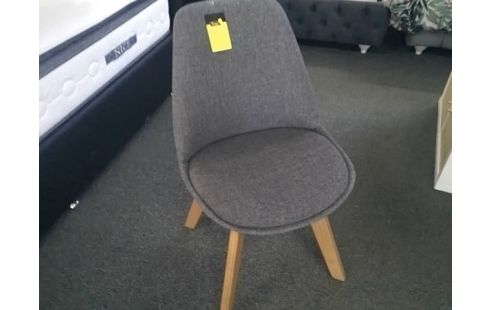 CHAISE TISSU GRIS
