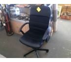 FAUTEUIL DE BUREAU NOIR (USURE AU DOS)