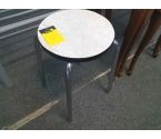 TABOURET FORMICA BLANC