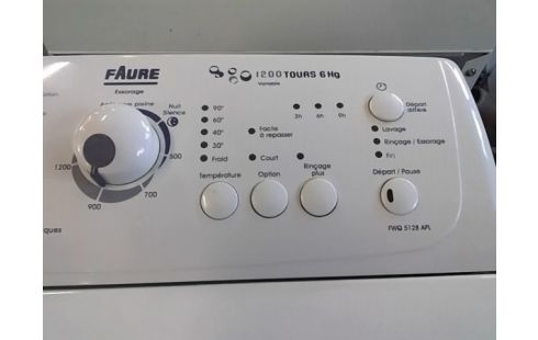 LAVE LINGE FAURE 6KG - 1200 TR/MIN