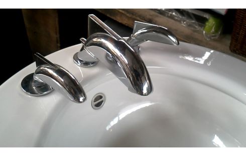 VASQUE DESIGN ITALIEN CHROME BLANCHE METAL