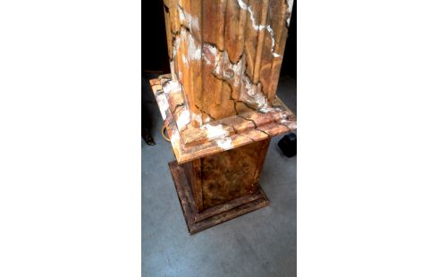 MESA DE SERVICIO YESO MÁRMOL LOOK