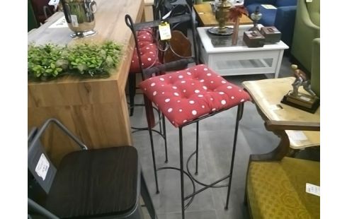TABOURET DE BAR FER FORGE