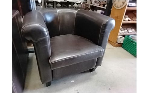FAUTEUIL CLUB SIMILI CUIR