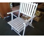 CHAISE BOIS BLANCHE PLIANTE